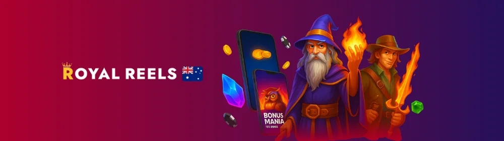 royal reels casino banner
